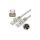 Patchcord FTP kat.6 kabel sieciowy LAN 2x RJ45 linka szary 0,25m NEKU