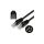 Patchcord UTP kat.6 kabel sieciowy LAN 2x RJ45 linka czarny 2m NEKU