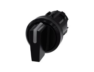 Przełącznik 3 pozycyjny 22mm czarny bez samopowrotu I-O-II możl podświetlenie tworzywo IP69k SIRIUS ACT 3SU1002-2BL10-0AA0