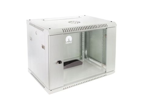 Szafa wisząca RACK 19 12U 500mm szara NEKU TS BOX