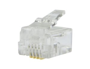Wtyk telefoniczny RJ11 6P4C NEKU /WORECZEK 100szt./