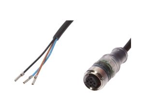 Złącze do samokonfekcjonowania M12 żeńskie proste 3pin druga końcówka niezarobiona 3x0,34m IP67 10m LED VKA00225