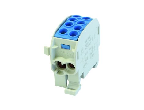 Blok rozdzielczy 1-potencjałowy łączony SCB 35-Cu (80210) SIMBLOCK 2x4-35mm2, 2x2,5-25mm2 niebieski 81504003