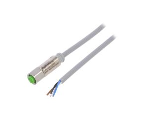 Złącze okrągłe M12 żeńskie proste z wolnym końcem przewodów 4-PIN 7044-12221-3360300