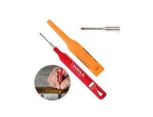 Marker do głębokich otworów znacznik precyzyjny czerwony LYRA Ink