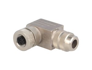 Złącze okrągłe M12 żeńskie kątowe ekranowane 2pin 7000-14035-0000000