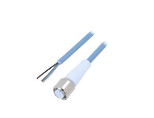 Złącze okrągłe M12 żeńskie proste z wolnym końcem przewodów 4-PIN 7024-12221-3211000