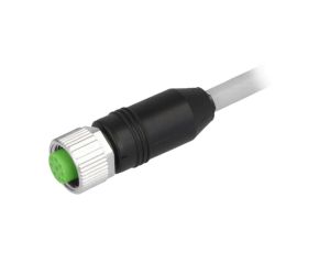 Złącze okrągłe M12 żeńskie proste z wolnym końcem przewodów 8-PIN 7000-17041-2950300