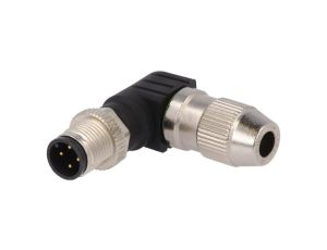 Złącze okrągłe MOSA M12 męskie kątowe 4pin 7000-12561-0000000