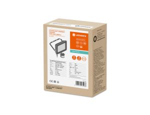 Projektor LED FLOOD COMPACT SENSOR V 20W 2000lm 4000K IP65 SYM 100 (z czujnikiem ruchu) czarny 3 LATA GWARANCJI 4058075575288