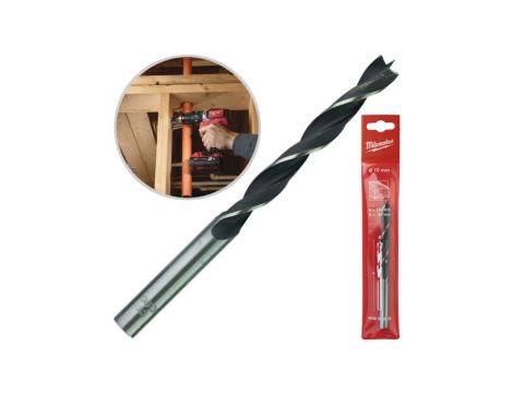 Wiertło do drewna świder 10x87/133mm MILWAUKEE