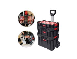Mobilny warsztat Cart Plus 526x380x690mm 38l System TWO SET Plus Z251248PG001 Qbrick