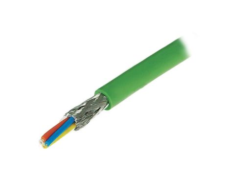 Przewód miedziany HAR PROFINET Typ A 4xAWG 22/1 PVC 20m kat. 5 klasa D do 100MHz zielony