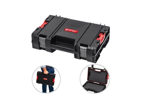 Skrzynka na narzędzia z pianką 11L systemu Pro TOOLCASE QBRICK