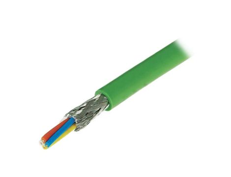 Przewód PROFINET Cat 5 Cu 4x22AWG PVC 100m zielony