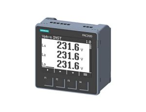 Miernik parametrów sieci PAC3220 x/1A x/5A licznik energii kl.0,5 MODBUS TCP/IP 2xRJ45 2DI 2DO 24-60VDC 7KM3220-1BA01-1EA