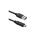 Qoltec Kabel USB 3.1 typ C męski USB 3.0 A męski 1.8m Czarny