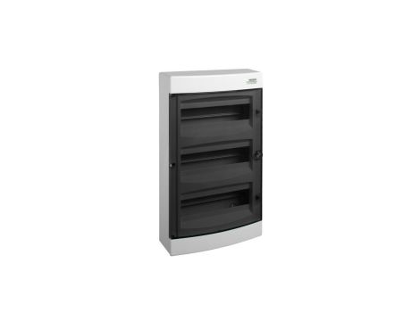 Rozdzielnica modułowa 3x12 natynkowa IP40 drzwi przeźroczyste PNS