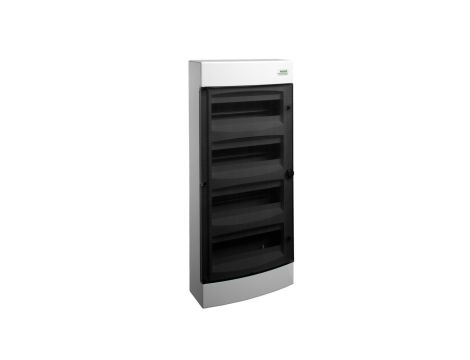 Rozdzielnica modułowa 4x12 natynkowa IP40 drzwi przeźroczyste PNS