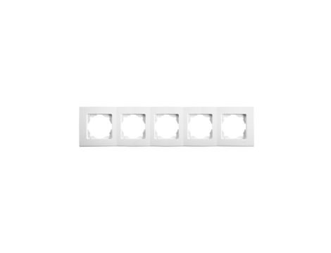 Panasonic LINNERA S Ramka 5-krotna biały połysk 91480005