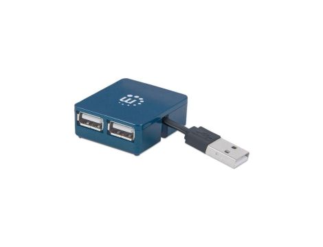 4-Portowy Mini HUB USB 2.0 Rozdzielacz 4x USB-A Manhattan