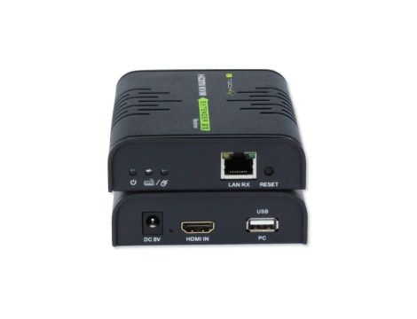Techly KVM Extender HDMI+USB po skrętce Cat5e/6 do 120m IDATA HDMI-KVM2