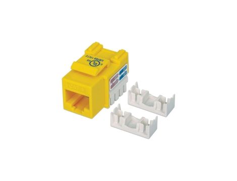 Moduł Keystone RJ45 UTP Cat6 Żółty 210584