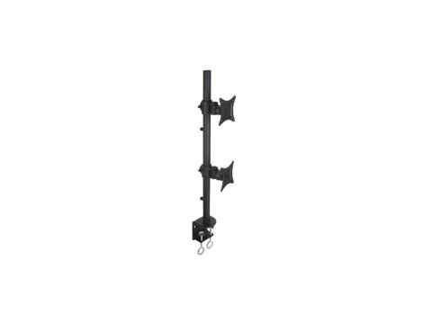 Podwójny Uchwyt Biurkowy 2x LED/LCD 13-27 Cali 20kg Pionowy ICA-LCD 350-D