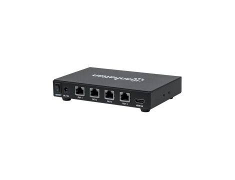 4-Portowy Extender HDMI 1080p Nadajnik po Skrętce Kat6 50m