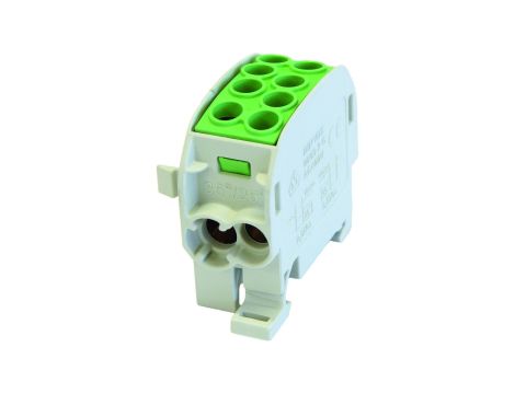 Blok rozdzielczy 1-potencjałowy łączony SCB 35-Cu (80210) SIMBLOCK 2x4-35mm2, 2x2,5-25mm2 zielony 81504005