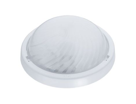 Oprawa ALFA, E27, 100W, biała-polipropylen, klosz matowy-szkło, IP44 A2210-M