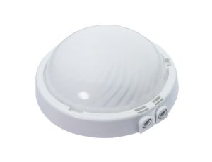 Oprawa TRIO, E27, 100W, biała-polipropylen, 2xdławik, klosz matowy-szkło, IP44 A2120-M