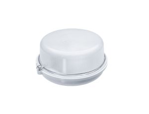 Oprawa SAUNA-7061NC, E27, 100W, biała-bakelit, klosz matowy-szkło, IP54 A2820-M