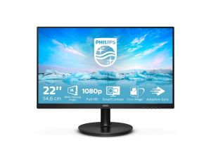 Monitor Philips 221V8A/00 (21,5 VA FullHD 1920x1080 HDMI, VGA kolor czarny)