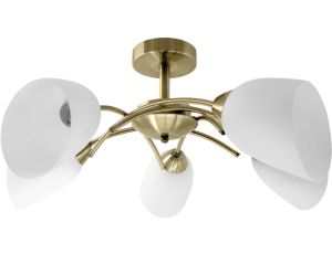 Plafon Activejet AJE-NIKITA 5P E27 5x40W Patyna