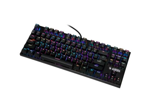 KLAWIATURA I-BOX AURORA K-2R RGB, MECHANICZNA, BLUE SWITCH, GAMING