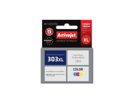 Tusz Activejet AH-303CRX (zamiennik HP 303XL T6N03AE Premium 18ml kolor)