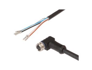 Złącze do samokonfekcjonowania M8 żeńskie 4pin kątowe druga końcówka niezarobiona 4x0.34mm 10m 60V IP67 VKA05371