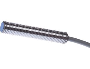 Czujnik indukcyjny M8x1 dł 45mm quasi-zabudowany Sn: 4mm 15-30VDC kabel 2m PUR P67 IB080006