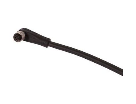Kabel konfekcjonowany jednostrony złącze M5 żeńskie 4-pinowe kątowe wolny koniec przewodu 4x0,14mm 2m PUR 125V VK200361