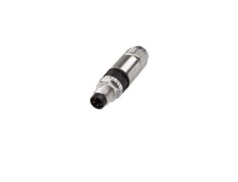 Gniazdo kablowe proste fi4-5,1mm 4A 32V -25-85stC M8 męskie 4pin IP67 VK003S79