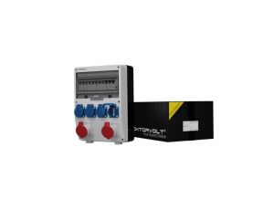 Rozdzielnica budowlana TD-S/FI 2x16A 4x230V Schuko Doktorvolt 6565