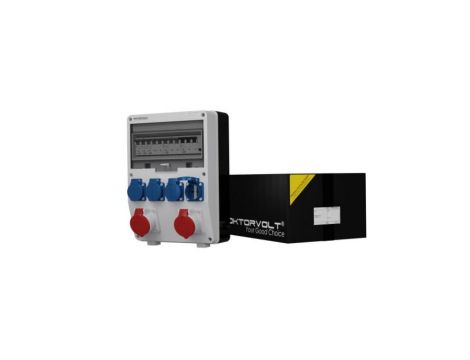 Rozdzielnica budowlana TD-S/FI 2x16A 4x230V Schuko Doktorvolt 6565