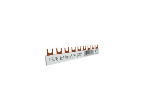 Szyna łączeniowa grzebieniowa PS/G 1-fazowa 9-modułowa 12mm2 80A DV 2893