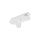 Adapter lampa WISZĄCA-szyna LUXSYSTEM-1F WHITE biały