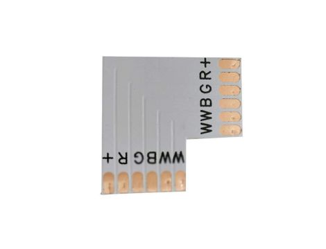 Złączka narożna PCB taśma RGB+CCT 12mm t+t