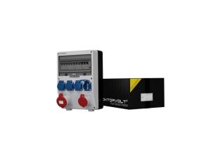 Rozdzielnica budowlana TD-S/FI 32A 16A 4x230V Schuko Doktorvolt 6442