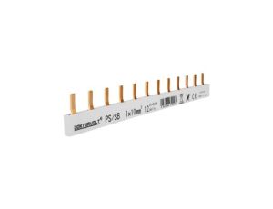 Szyna łączeniowa sztyftowa PS/SB obustronnie izolowana 1-fazowa 12-modułowa 10mm2 DV 9443