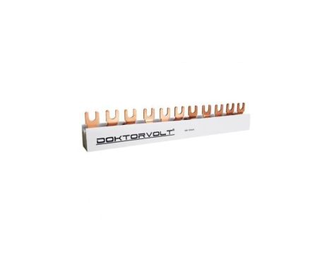 Szyna łączeniowa 4-fazowa 11-modułowa PS/G 16mm2 100A Doktorvolt 2841