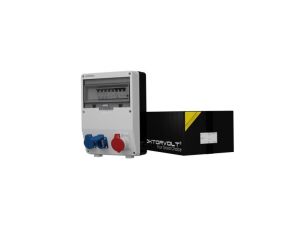 Rozdzielnica budowlana TD-S/FI 16A 2x230V Schuko Doktorvolt 6718